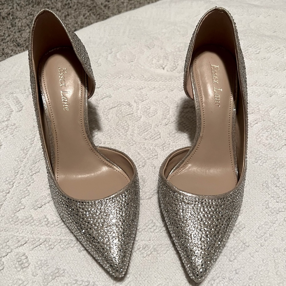 Essex Lane Vera Heel - Rhinestone covered heel